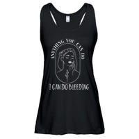 Anything You Can Do I Can Do Bleeding Menstruation Ladies Essential Flowy Tank
