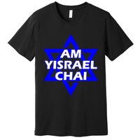 Am Yisrael Chai Israel Star Of David Premium T-Shirt