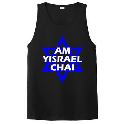 Am Yisrael Chai Israel Star Of David PosiCharge Competitor Tank