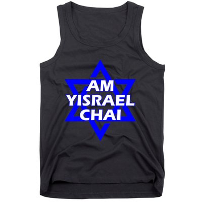 Am Yisrael Chai Israel Star Of David Tank Top