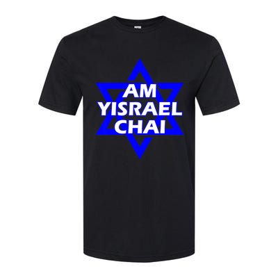 Am Yisrael Chai Israel Star Of David Softstyle CVC T-Shirt