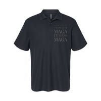 As You Can See IM Not Just Maga IM Dark Maga Softstyle Adult Sport Polo