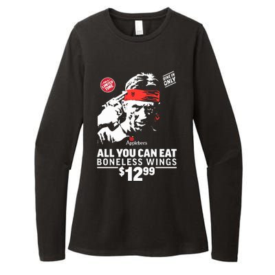 All You Can Eat Boneless Wings Womens CVC Long Sleeve Shirt