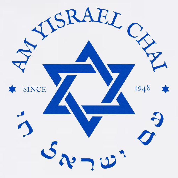 Am Yisrael Chai 1948 Hebrew Israel Jewish Star Of David I Cooling Performance Crew T-Shirt