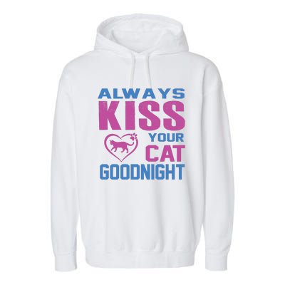 Always Your Cat Goodnight Garment-Dyed Fleece Hoodie