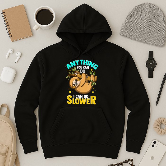 Anything You Can Do I Can Do Slower Sloth Hoodie