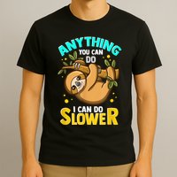 Anything You Can Do I Can Do Slower Sloth T-Shirt
