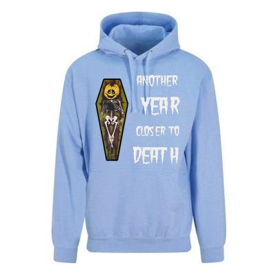 Another Year Closer To Death Funny Design Unisex Surf Hoodie