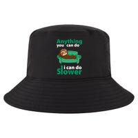 Anything You Can Do I Can Do Slower Cool Comfort Performance Bucket Hat