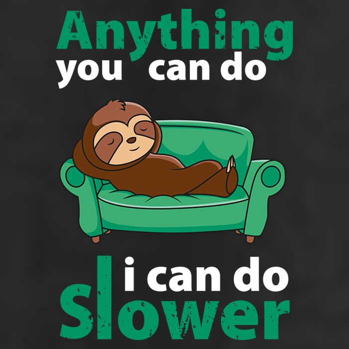 Anything You Can Do I Can Do Slower Cool Comfort Performance Bucket Hat