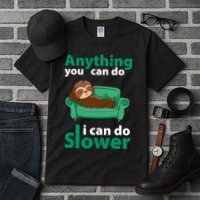 Anything You Can Do I Can Do Slower Tall T-Shirt