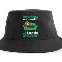 Anything You Can Do I Can Do Slower Sustainable Bucket Hat
