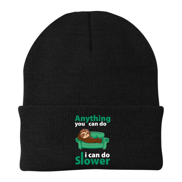 Anything You Can Do I Can Do Slower Beanie