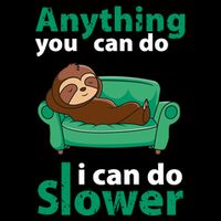 Anything You Can Do I Can Do Slower 16 in Basic Backpack