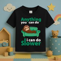 Anything You Can Do I Can Do Slower Toddler T-Shirt