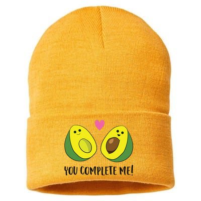 Avocado You Complete Me Avocado Sustainable Knit Beanie