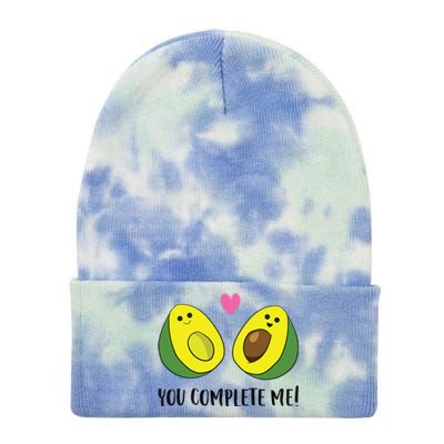 Avocado You Complete Me Avocado Tie Dye 12in Knit Beanie