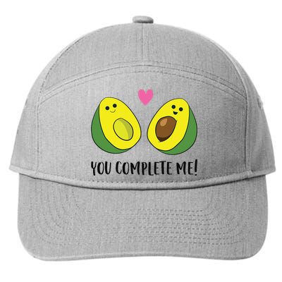 Avocado You Complete Me Avocado 7-Panel Snapback Hat