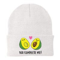 Avocado You Complete Me Avocado Knit Cap Winter Beanie