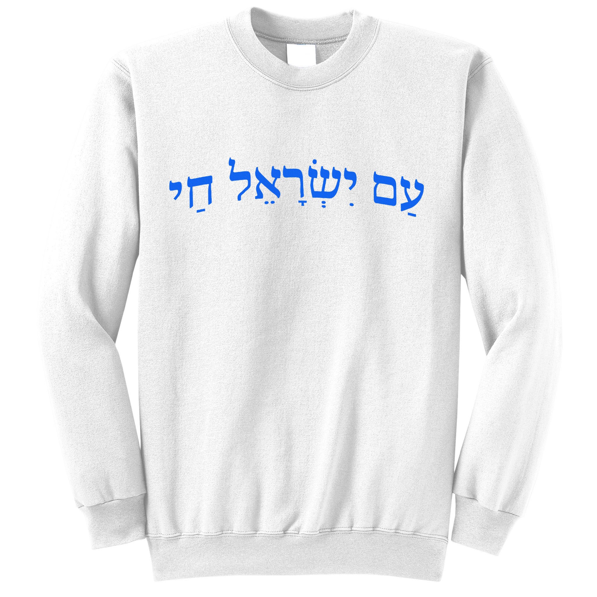 Am Yisrael Chai Jewish Pride Israel Star Of David Sweatshirt