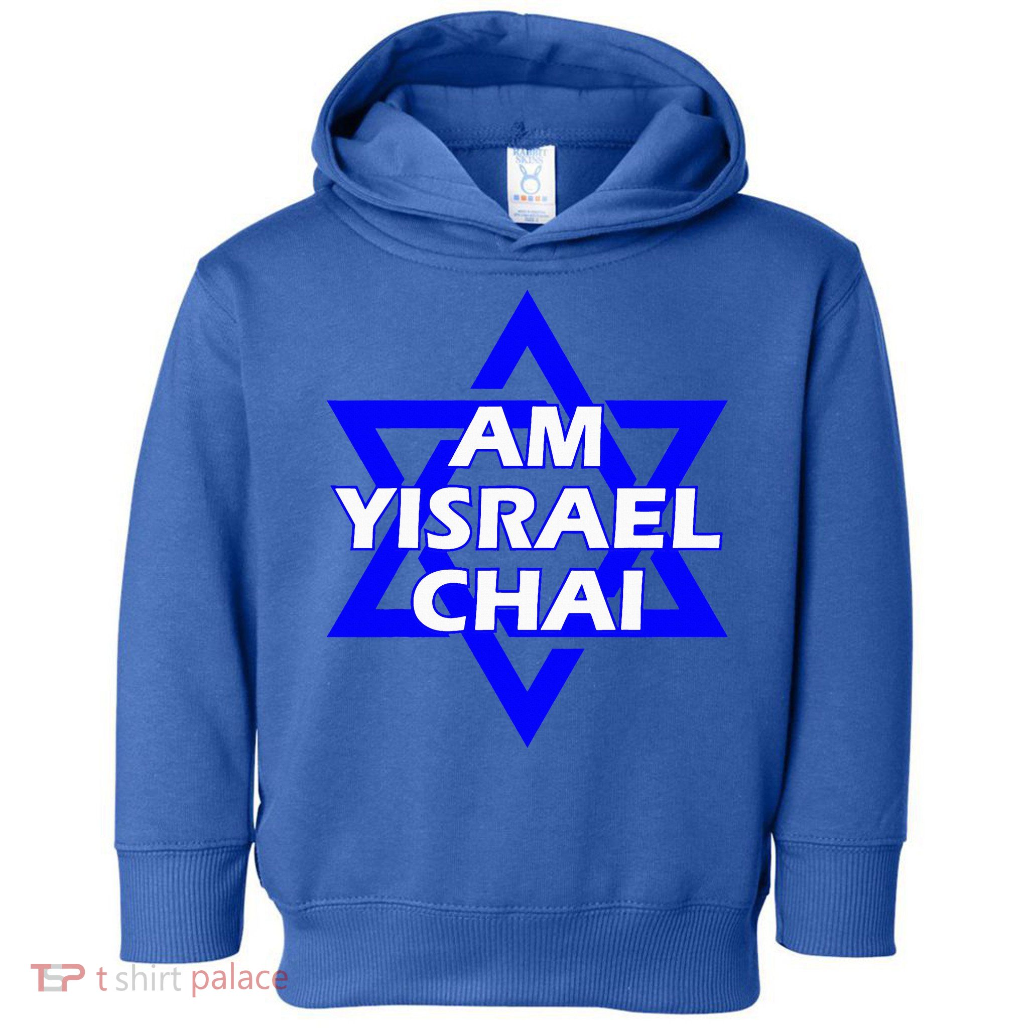 Am Yisrael Chai Israel Star of David Toddler Hoodie