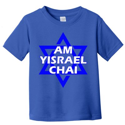 Am Yisrael Chai Israel Star of David Toddler T-Shirt