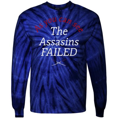 As You Can See The Assassins Failed Tie-Dye Long Sleeve Shirt