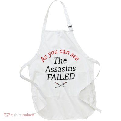 As You Can See The Assassins Failed Full-Length Apron With Pockets