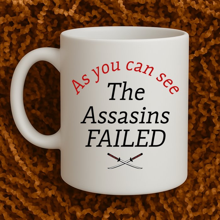 As You Can See The Assassins Failed Mug