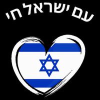 Am Yisrael Chai in Hebrew Love Israel Israeli Flag  Doggie Tank