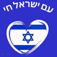 Am Yisrael Chai in Hebrew Love Israel Israeli Flag  Premium T-Shirt