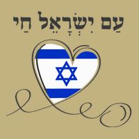 Am Yisrael Chai Israel Star of David Cooling Performance Crew T-Shirt