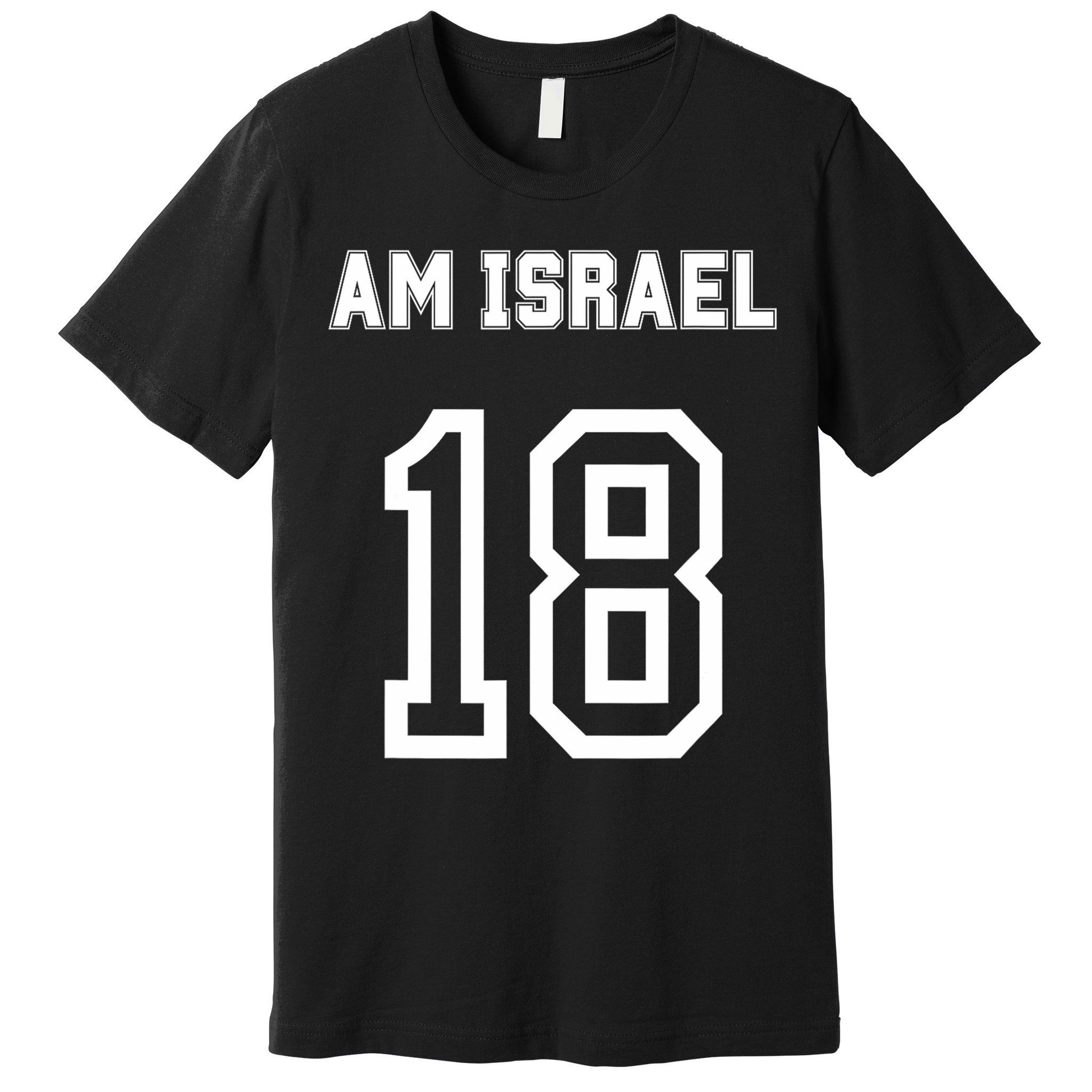 Am Yisrael Chai Israel 18 Jewish Magen David Hebrew Idf Premium T-Shirt