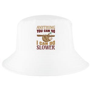 Anything You Can Do I Can Do Slower Cool Comfort Performance Bucket Hat