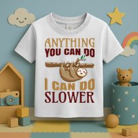 Anything You Can Do I Can Do Slower Toddler T-Shirt