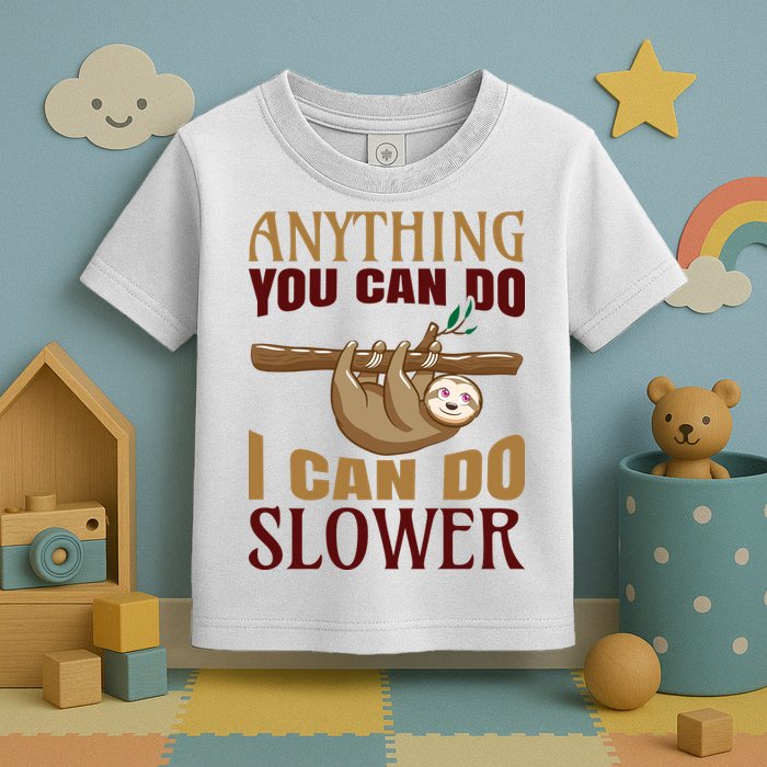 Anything You Can Do I Can Do Slower Toddler T-Shirt