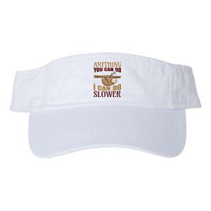 Anything You Can Do I Can Do Slower Valucap Bio-Washed Visor