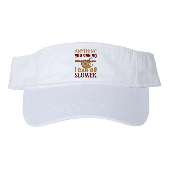 Anything You Can Do I Can Do Slower Valucap Bio-Washed Visor