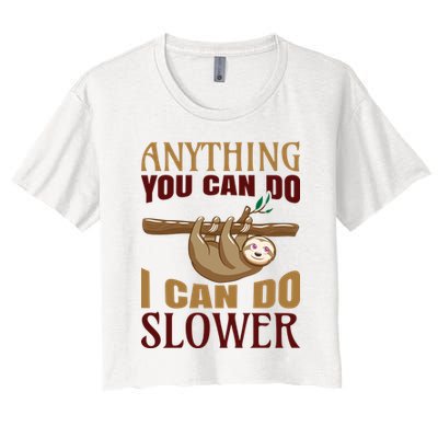 Anything You Can Do I Can Do Slower Crop Top