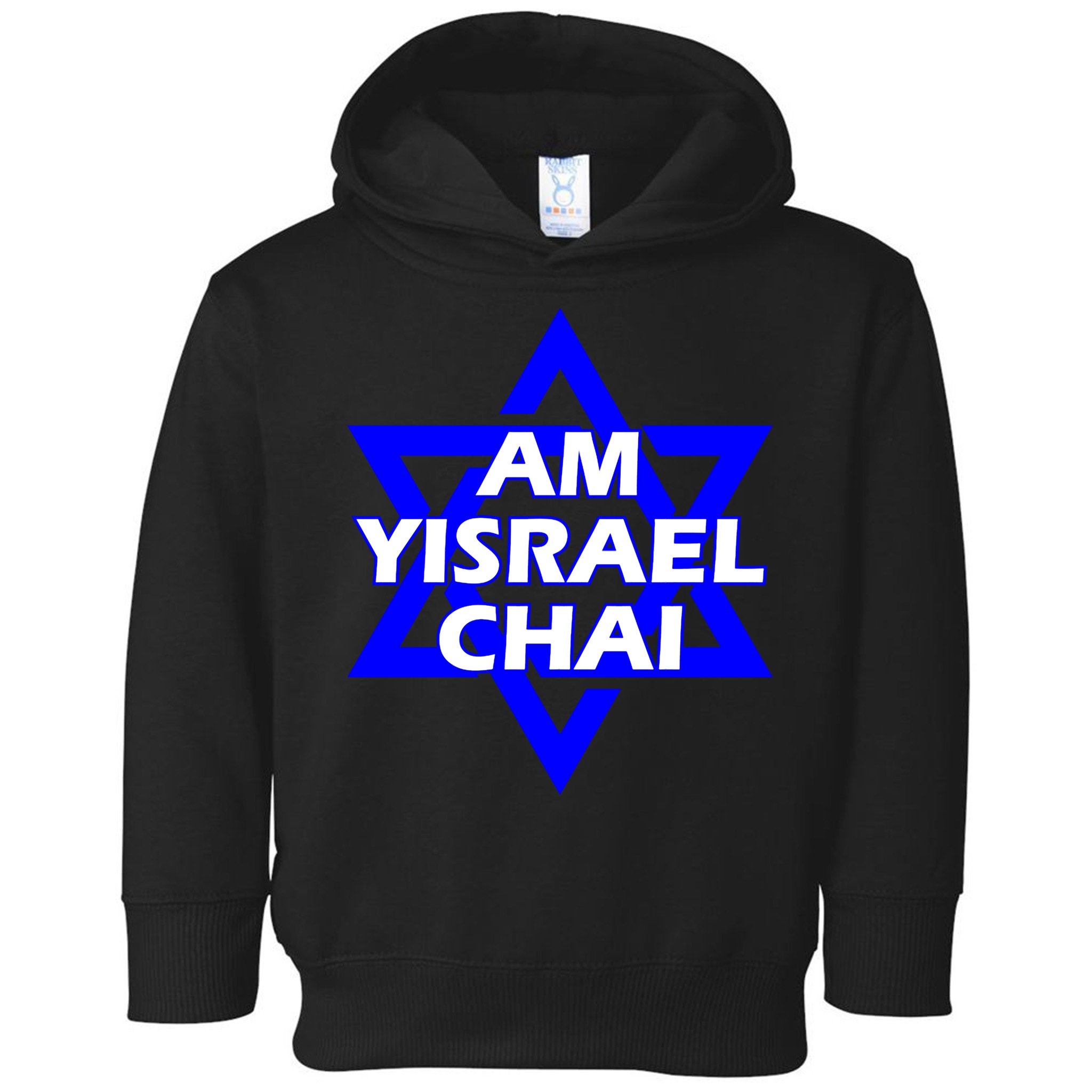 Am Yisrael Chai Israel Star Of David Israel Toddler Hoodie