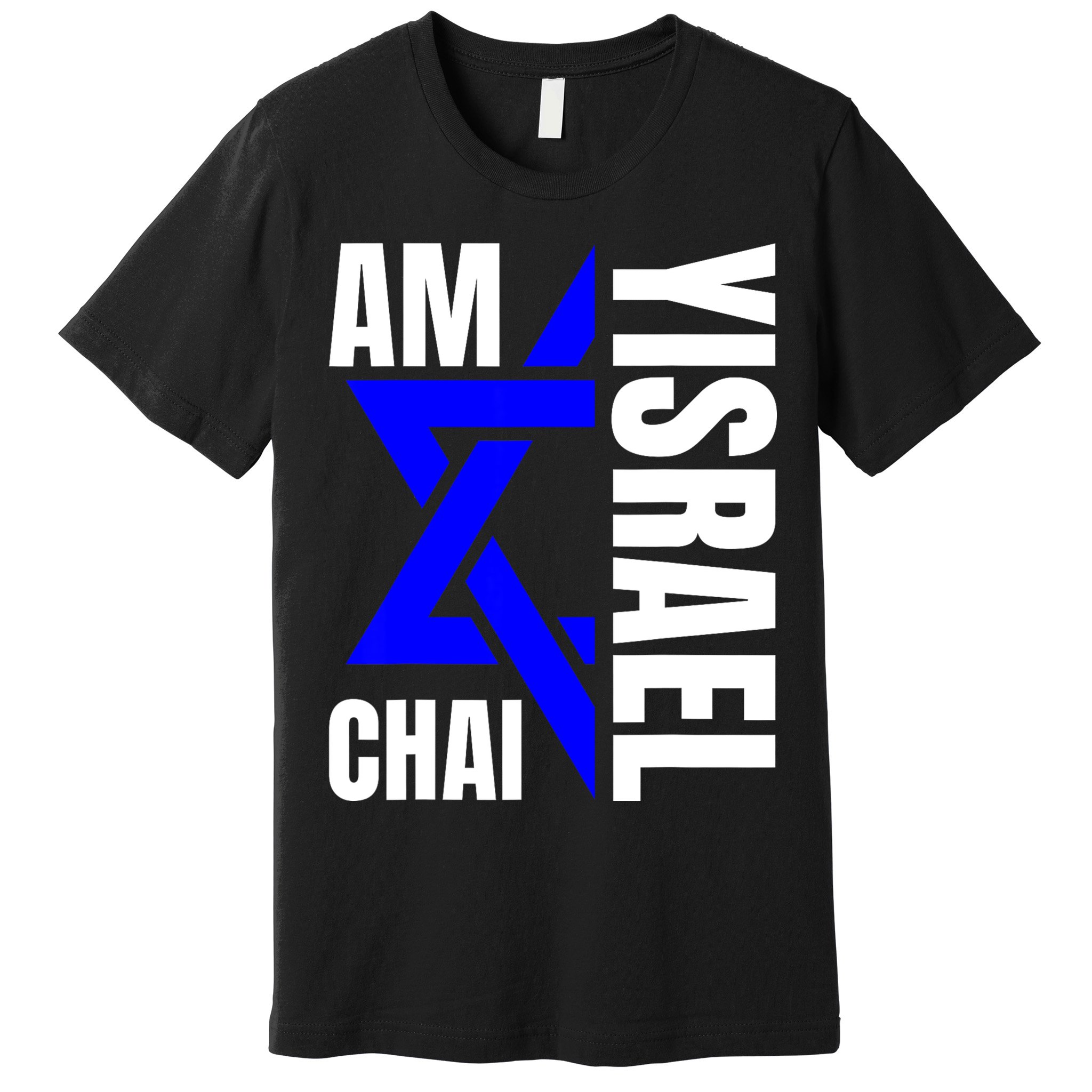 Am Yisrael Chai Israel Star Of David Premium T-Shirt
