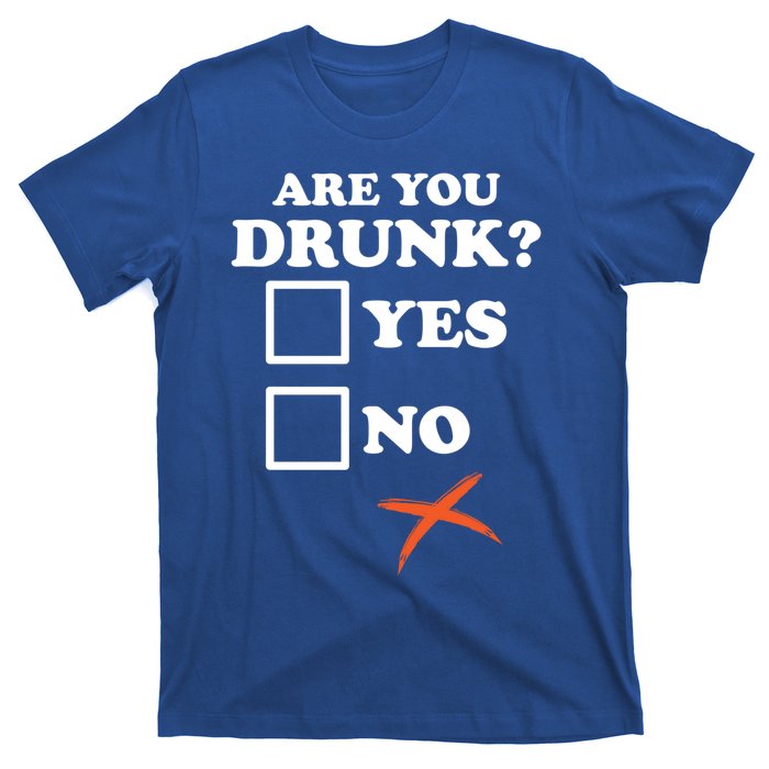 Are You Drunk Lazy Diy Halloween Costume Funny Ing Beer Great Gift T-Shirt