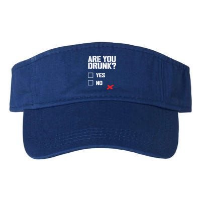 Are You Drunk Meme Perfect Lcohol Lover Gift Cool Gift Valucap Bio-Washed Visor