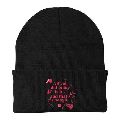 All You Did Today Is Try And That Enough Beanie