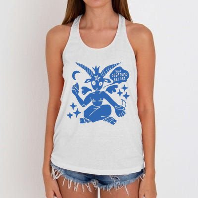 Archbudzar You Deserve Better Women's Knotted Racerback Tank