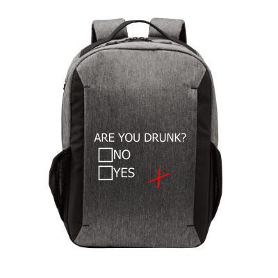 Are You Drunk Yes Or No Funny Drinkers Vector Backpack