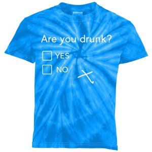 Are You Drunk Yes No Gift Funny Ing Party Funny Gift Kids Tie-Dye T-Shirt