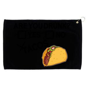 Are You Drunk? Yes No Tacos Funny Mexican Beer Lover Gift Funny Gift Grommeted Golf Towel