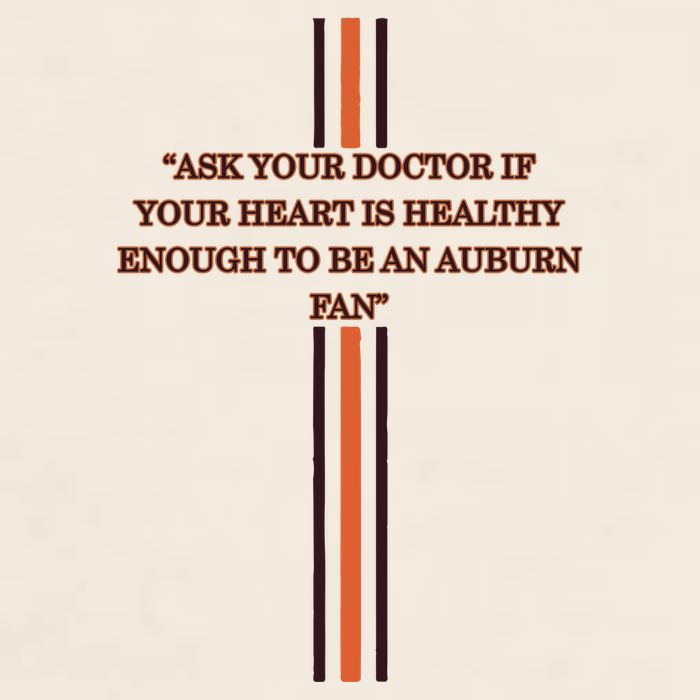 Ask Your Doctor If Your Heart Is Healthy Enough To Be An Auburn Fan Garment-Dyed Women's Muscle Tee