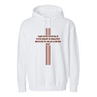 Ask Your Doctor If Your Heart Is Healthy Enough To Be An Auburn Fan Garment-Dyed Fleece Hoodie